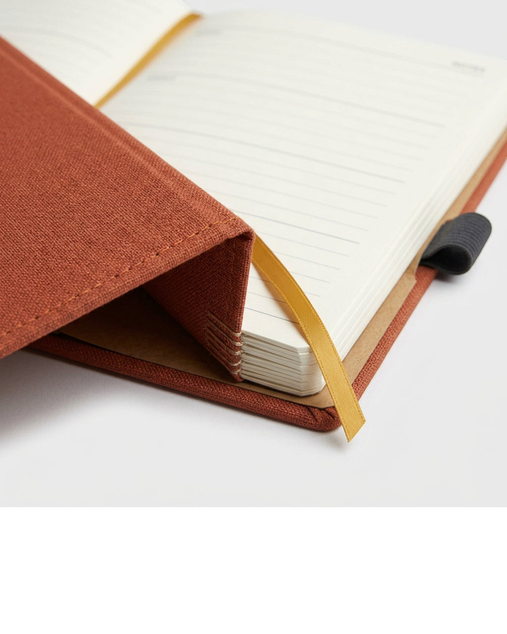 Morun A5 Undated Weekly Planner 192 Pages Terracotta - Detail view