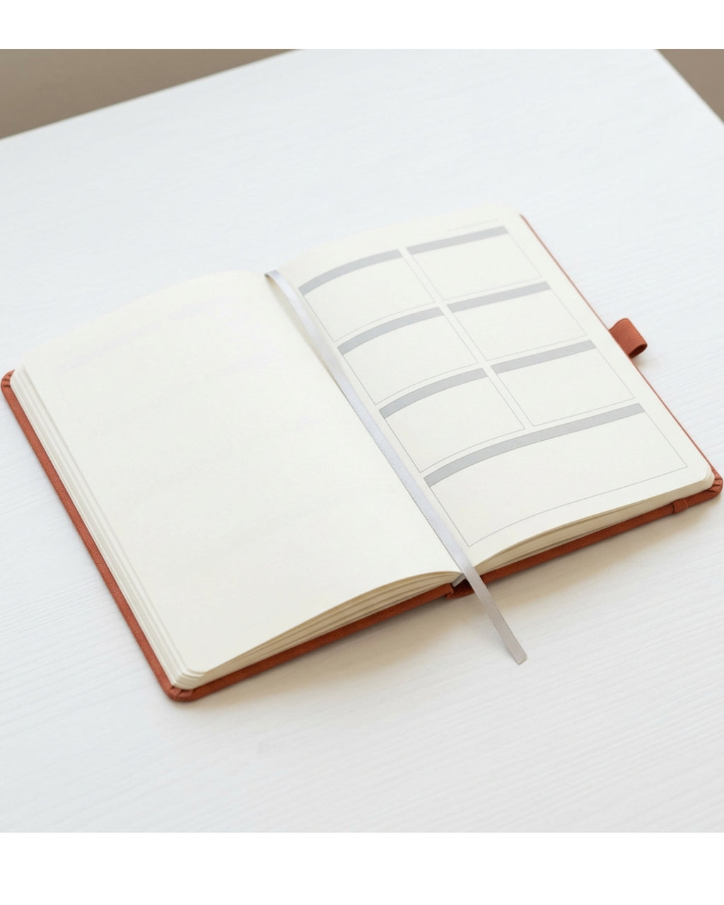 Morun A5 Undated Weekly Planner 192 Pages Terracotta - Lifestyle view