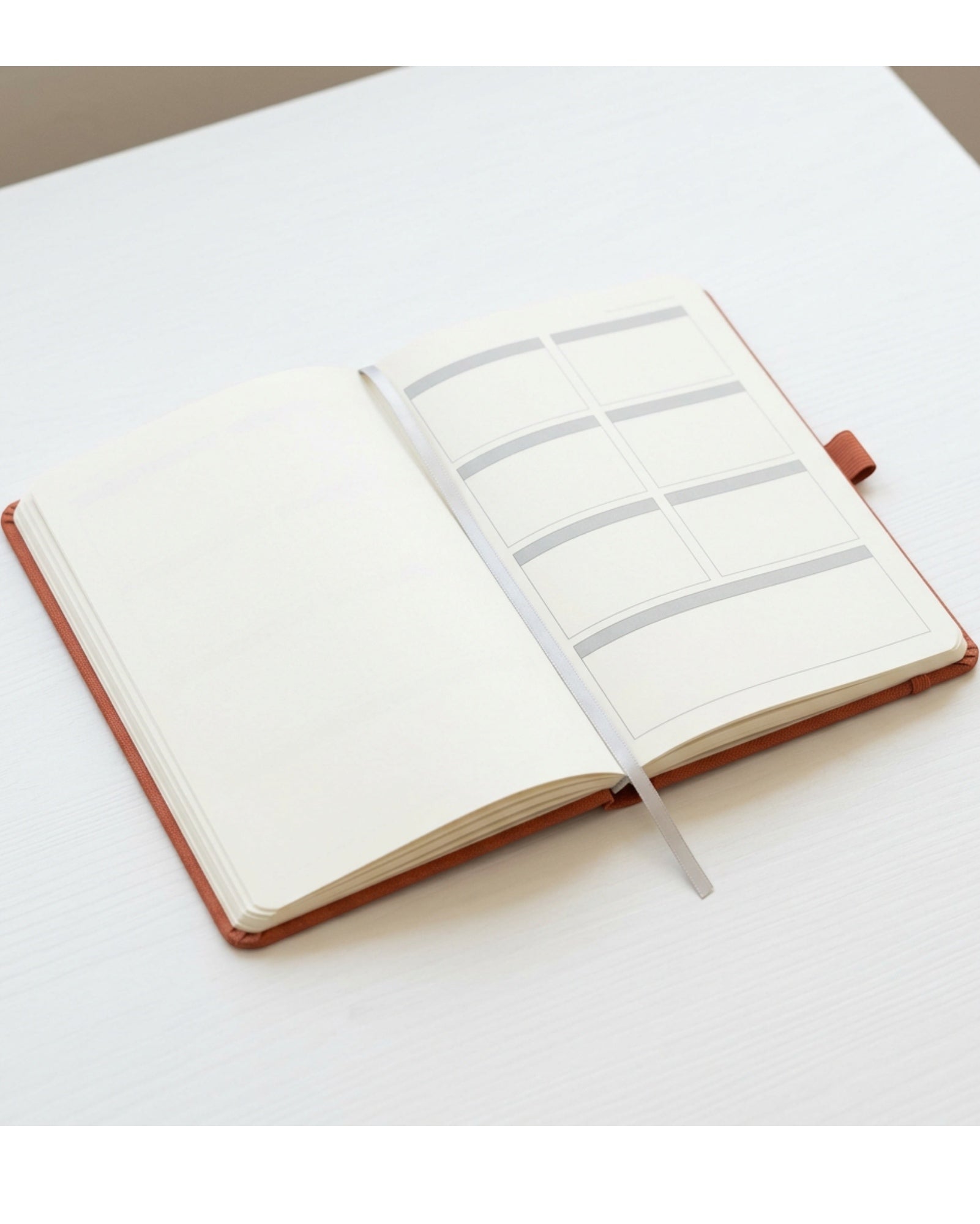 Morun A5 Undated Weekly Planner 192 Pages Terracotta - Lifestyle view