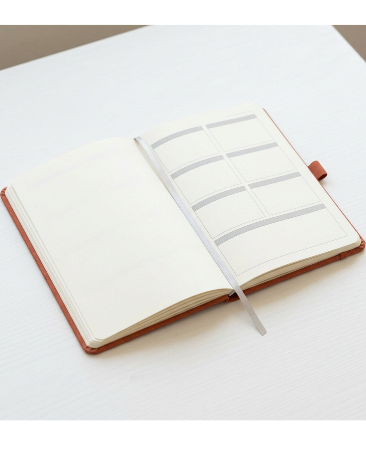 Morun A5 Undated Weekly Planner 192 Pages Terracotta - Lifestyle view