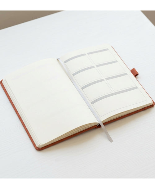 Morun A5 Undated Weekly Planner 192 Pages Terracotta - Lifestyle view